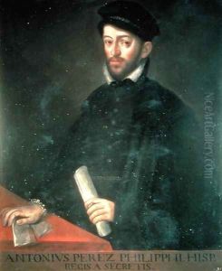 Portrait of Antonio Perez 1540-1611 politician and secretary to Philip II