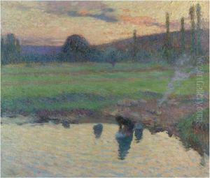 La Lavandiere Au Bord De L'eau