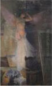 La Muse Du Peintre by Henri Martin