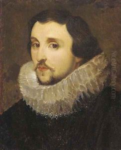 Portrait of a gentleman, bust-length, in a ruff by Frans, the Elder Pourbus