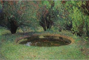 Marquayrol, Le Bassin Aux Thuyas by Henri Martin
