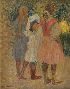 Jeunes Filles Au Jardin