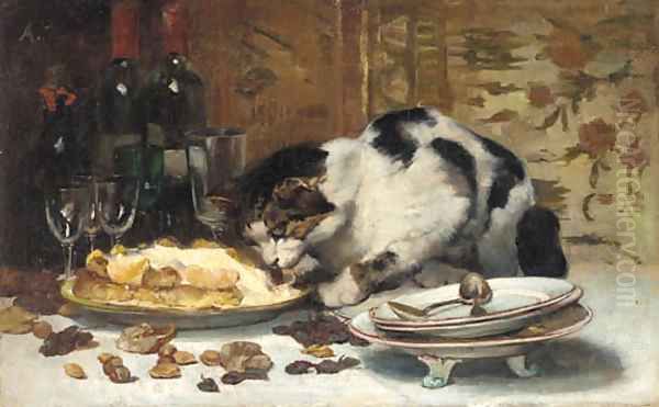 The cat who got the cream - view 1