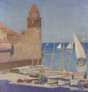 Vue De Collioure by Henri Martin