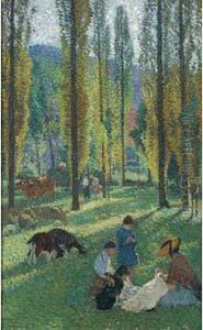 Le Pique-nique by Henri Martin