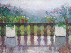 Terrasse De Marquayrol Sous La Pluie