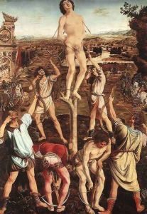 Martyrdom of St Sebastian by Antonio Del Pollaiuolo