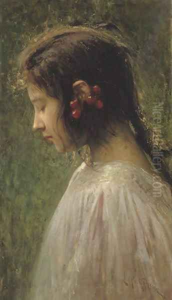 Ragazza in profilo - view 1