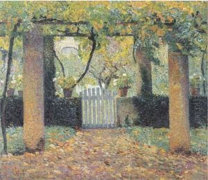 Porte Du Potager Dans La Tonnelle Sud De Marquayrol