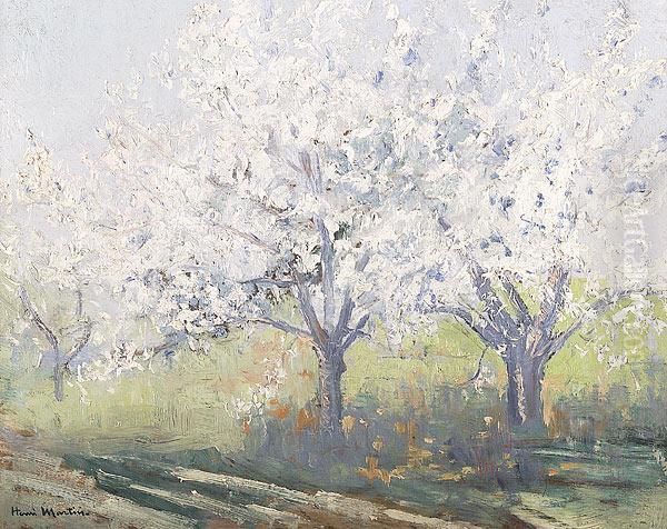 The Apple Orchard by Henri Martin