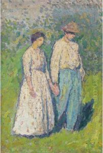 Deux Paysans by Henri Martin