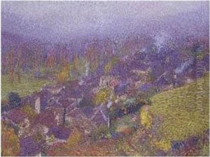 Automne Sur La Bastide Du Vert by Henri Martin