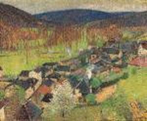 Vue De Labastide Du Vert by Henri Martin