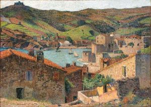 Vue Du Village, Le Port De Collioure by Henri Martin