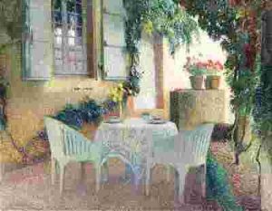 Terrasse Du Manoir Marquayrol (terrace Of The Manor Atmarquayrol)