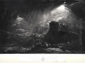 Joshua Commanding The Sun To Stand Tall by John Martin