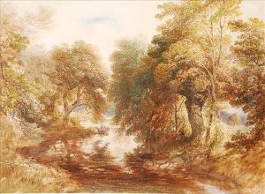 A Woodland Scene by John Martin