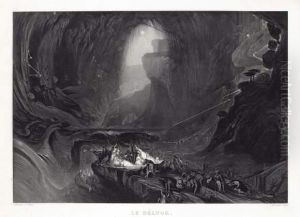 La Destruction De Babylone by John Martin