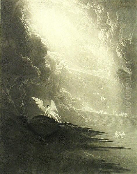 Book 3, Line 501, From Paradise
Lost; Thedestruction Of Sodom And Gomorrah; The Fall Of The Walls
Ofjericho, From Illustrations To The Bible - view 1