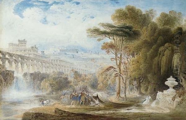 Alexander Visiting Diogenes - view 1