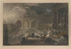 Belshazzar's Feast (second Plate) (campbell 89) by John Martin