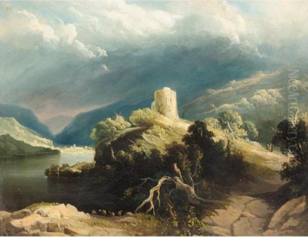 View Of Dolbadern Castle, North Wales - view 1