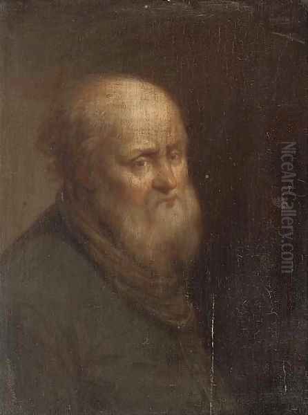 Portrait of an old man - view 1