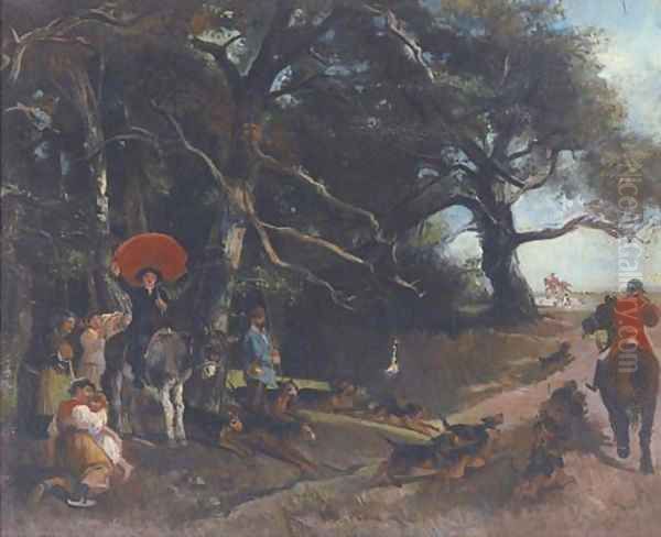 A prayer at the hunt - view 1