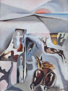 Giornata Di Caccia by Alberto Martini