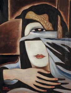 Donna Velata - (1925) by Alberto Martini