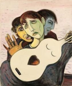 Realta Postbellica - (1945) by Alberto Martini
