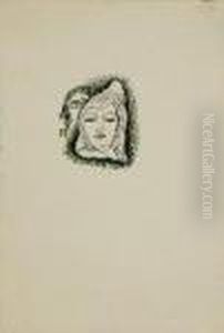 A) Volto Femminile - (1933) by Alberto Martini