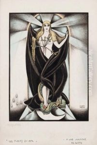 Les Fleurs Du Mal - (1920) by Alberto Martini