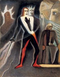 La Pazzia Di Amleto - 1932 by Alberto Martini