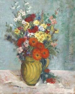 A vase of Summer flowers