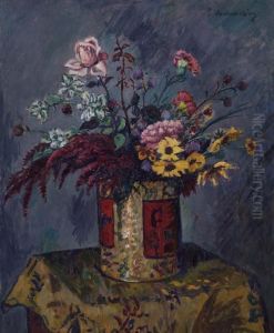 Vaso Di Fiori by Piero Marussig