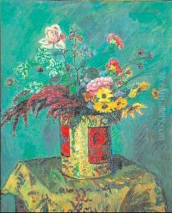 Vaso Di Fiori by Piero Marussig