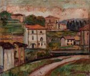 Paesaggio - (c. 1930) by Piero Marussig