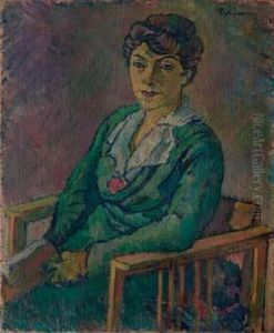 Figura Femminile Seduta - (1916-1918)