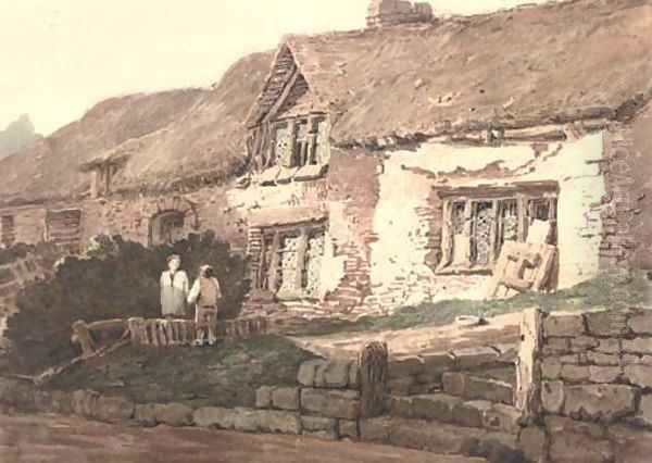 Old cottages, Devonshire - view 1