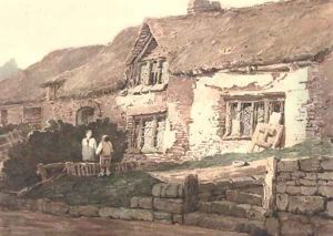 Old cottages, Devonshire by Samuel Prout
