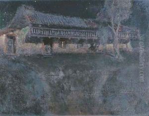 Moonlight Casa Escolar, Monterey by Charles Rollo Peters