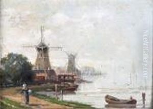Bord De La Meuse A Dordrecht