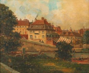 Paris, Bords De Seine by Gustave Mascart