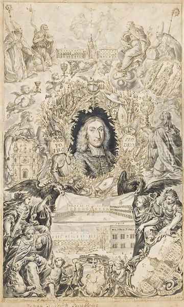 An allegory with the portrait of Johann Ernst von Thun, Prince Archbishop of Salzburg - view 1