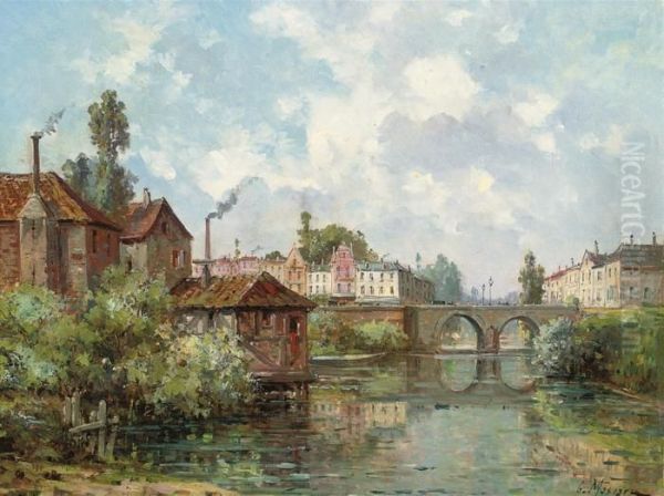 Before A Town Bridge - view 1
