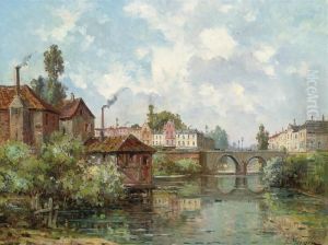 Before A Town Bridge Before A Town Bridge