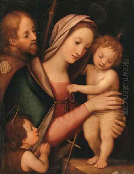 The Madonna and Child with the Infant Saint John the Baptist and Saint James the Great - view 1