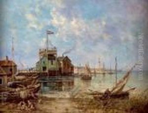 Vue Probable De Rotterdam by Gustave Mascart