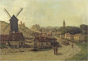 Sur La Berge Du Port D'anvers